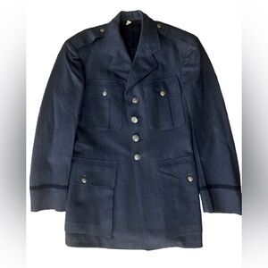 Vintage Women’s Air Force Military Dress Jacket – blue  – Small/36S